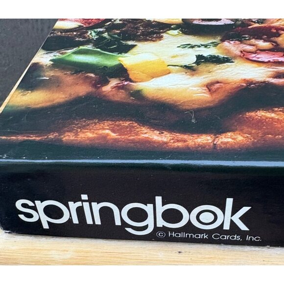 Springbok Hallmark Cards 500+ Piece Jigsaw Puzzle Confessions Of A Pizza Freak - Picture 2 of 6